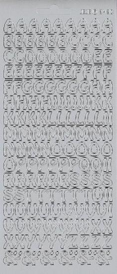 Konturensticker silber Buchstaben A bis Z 12mm günstig kaufen im Shop bei  Dekowelt Creativ