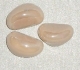 Glas Wedges, Glassteine, cappuccino opal, 100 g