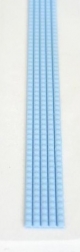 Verzierwachsstreifen Perle hellblau 2 mm x 20 cm, 6 Stück