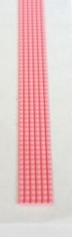 Verzierwachsstreifen Perle rosa 2 mm x 20 cm, 6 Stück