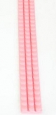 Verzierwachsstreifen Perle rosa 4 mm x 20 cm, 3 Stück