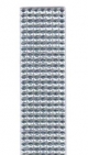 Verzierwachsstreifen Perle silber 2 mm x 20 cm, 6 Stück