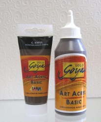 Acrylfarbe Solo Goya, dunkelbraun, 100 ml Tube