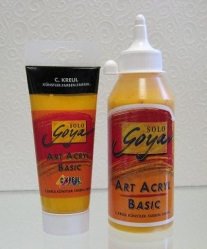 Acrylfarbe Solo Goya, indischgelb