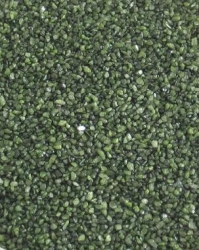 Dekosand fein olivgrün, 0,1 bis 0,5 mm