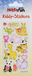 Kiddy Stickers bunt, Tierekinder II