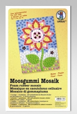 Bastelset Moosgummi Mosaik Blume