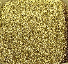 Deko Perlkies, metallic-gelbgold, 1,0 bis 1,8 mm 1 Kilo