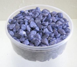 Sonderfarbe Dekonuggets Granulat veilchenblau, 6 bis 8 mm