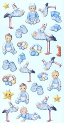 Softy Sticker, blau, Babyboy II