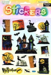 Sticker bunt transparent, Halloween